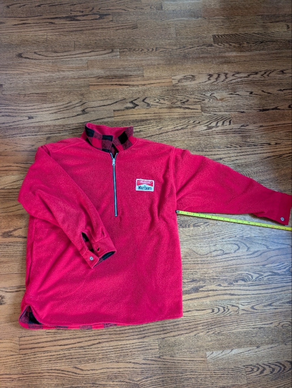 Marlboro Unlimited Reversible Quarterzip Fleece Sweatshirt